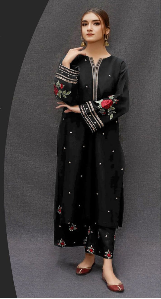 Dhanak Premium Quality Winter 2Pcs Suit